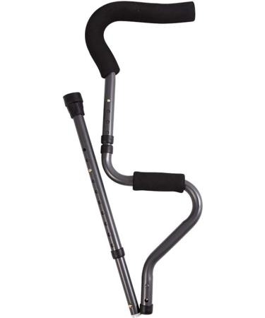Elderly Walker Telescopic Anti-Slip Disabled Double Crutches Thick Aluminum Alloy Folding Underarm Crutches Interesting - Buy Online on GoSupps.com