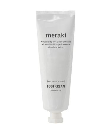 Meraki Foot Cream with Carbamide & Bio-Sesame Oil | Moisturizing & Soothing Care | 100 ml Scandinavian Design - Buy Online on GoSupps.com