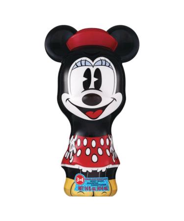 Centric Brands Minnie Mouse 14oz 3-in-1 Body Wash Shampoo Conditioner Multicolor One Size