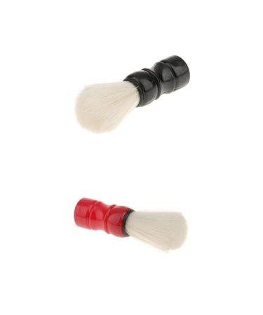 2 X Technical Hairdressing Salon Tool Mustache Shave Shave Brush For