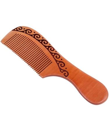 Comb Handmade Comb Wood Hair Comb Natural Comb Flower Fine Tooth Hair wooden comb (Color : 4) - Buy Online on GoSupps.com