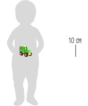 Small Foot Tractor - 100% FSC-Certified Wood Toy with Large Rubber Tires for Ages 18 Months & Up - Eco-Friendly Green Children's Ride-On - Buy Online on GoSupps.com