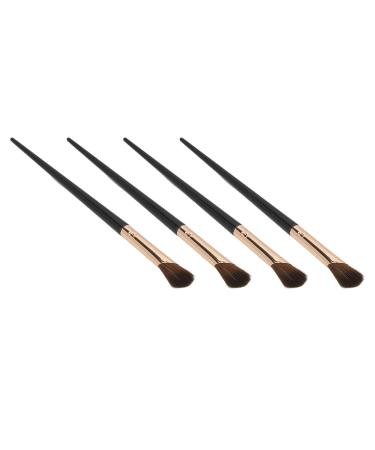 Zetiling 10pcs Sickle Shaped Nose Contour Brushes - Soft Hair Makeup Brush Set for Precision and Comfort | International Shipping - Buy Online on GoSupps.com