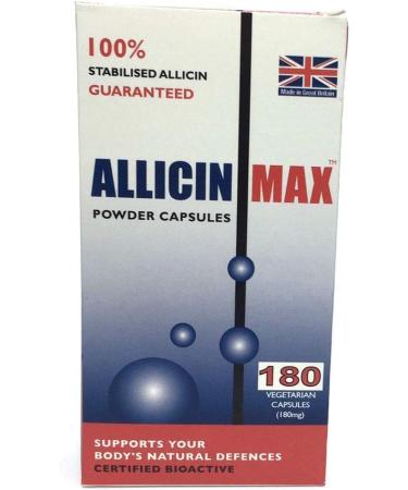 Allicin Max 180 Veg Capsules - Buy Online on GoSupps.com