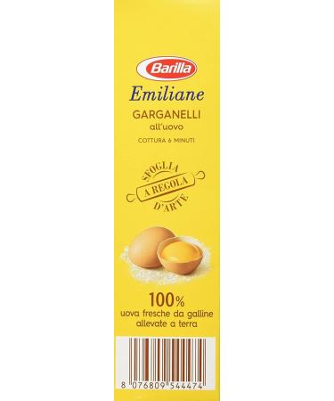 10x Barilla Egg Emiliane Garganelli n 180 noedels met ei 250 g - Buy Online on GoSupps.com