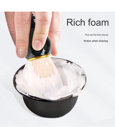 Knnuey Men's Shaving Bowl Brush Set - Premium Barber Shaving Tools for Perfect Shave & Face Wash - Buy Online on GoSupps.com