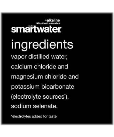 Glaceau smartwater Alkaline With Antioxidant 1 ltr bottles Pack of 12 - Buy Online on GoSupps.com