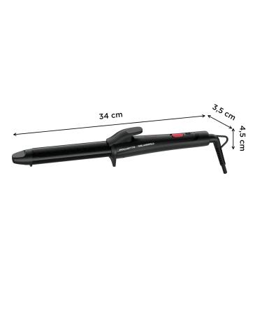 Rowenta X Karl Lagerfeld CF321L Curling Iron - 25mm | Keratin & Fine Coating | Fast Heating | Constant 200 C | Natural Waves & Curls | Black/Red - Buy Online on GoSupps.com