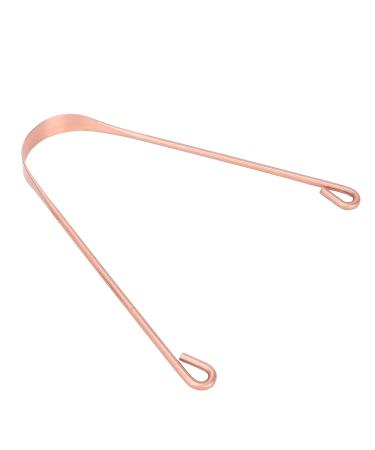 Tongue cleaner flexibly robust oral care scraper pure copper U-shaped curve for tongue cleaning for everyday use