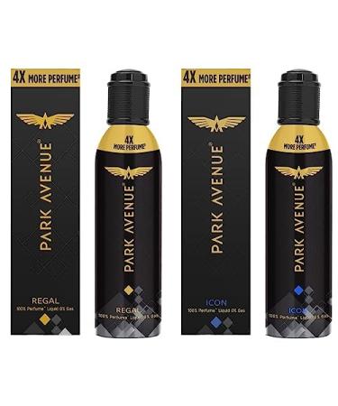 DK Regal NO GAS Premium Perfume For Men Long Lasting Fragrance 130ml & Park Avenue Premium Perfume.