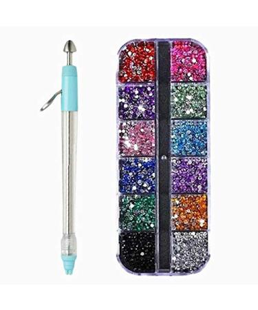 Senmubery Multifunctional Nail Tip Pen Diamond Pen Rhinestone Painting Cross Stitch Embroidery Tool