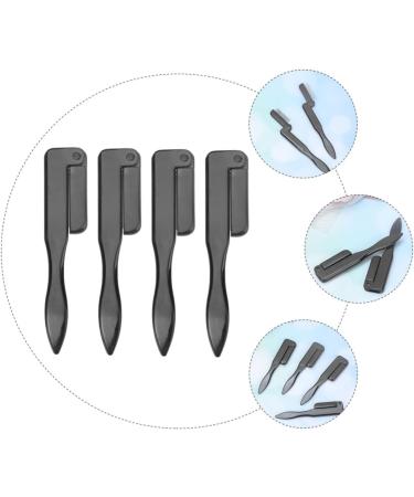 Mipcase 4pcs Stainless Steel Eyelash Comb & Eyebrow Brush Set - Portable Grooming Tools for False Lashes & Eyelash Mascara - Ideal Mini Lash & Brow Comb - Buy Online on GoSupps.com