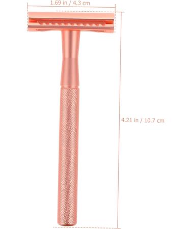 Frcolor 5 Manual Lady Razor - Women's Double-Edged Shaver with Zinc Alloy Head | Wet & Old-Fashioned Design for Smooth Shaving - Buy Online on GoSupps.com