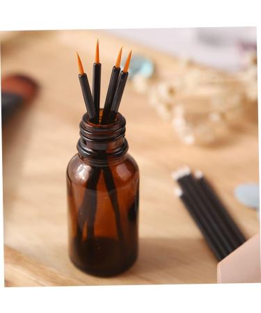 Hemoton 100pcs Disposable Eyeliner Brush Facial Tool Artificial Fiber Brush Lip Thin Eyeliner Brush Plastic 9x6.5cm Black - Buy Online on GoSupps.com