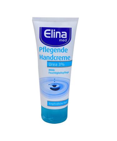 Elina Urea 3% Hand Cream 2 x 75ml Sensitive in Tube 150 ml