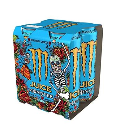 Monster Energy Juiced Mango Loco - The 4x500ml cardboard pack.