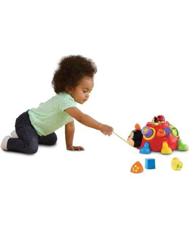 VTECH Baby Happy Learning Beetle | Interactive Sorting Toy for Shapes Colors & Numbers | Ages 12-36 Months | Red - Buy Online on GoSupps.com