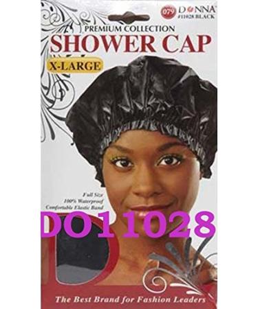 Donna Premium Shower Cap X Large Black