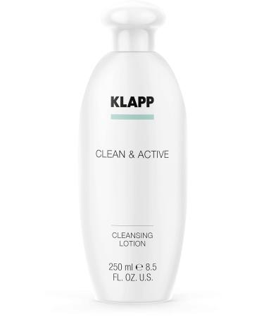 KLAPP Cosmetics Clean & Active Cleansing Lotion - Gentle Cleansing Milk for All Skin Types - 250 ml - International Shipping Available - Buy Online on GoSupps.com
