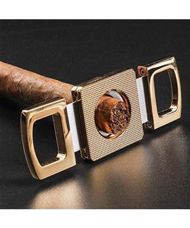 Portable Guillotine Cigar Cutter Scissors Elegant Stainless Steel Blade Cigar Accessories with Gift Box Picturesque234 - Buy Online on GoSupps.com