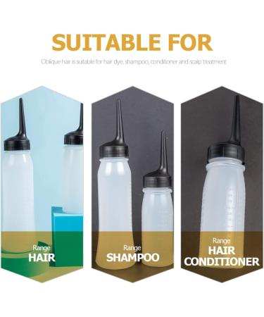 FRCOLOR 3pcs Hair Dye Applicator Bottles - Professional Dry Cleaning & Oil Squeeze Bottles for Salon Use (19x4.7cm - Buy Online on GoSupps.com