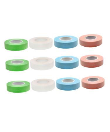 MAGICLULU 12 Rolls Lash Tape Under Eye Tapes Makeup Stuff Lash Tool Adhesive Tape Medical Eye Skin Protective Tape Non Woven Lash Tape Eyelash Auxiliary Tool Non-woven Fabric