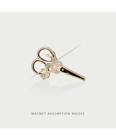 Palm Leaf Needle Minder and Scissor Holder Set with Magnet - Cross Stitch Embroidery Accessories - Buy Online on GoSupps.com