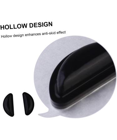 Buy Healeeved 35 Pairs Hohle Silicon Panel Glasses Pads - Slip-Resistant Half Moon Nose Pads for Comfort | International Shipping - Buy Online on GoSupps.com