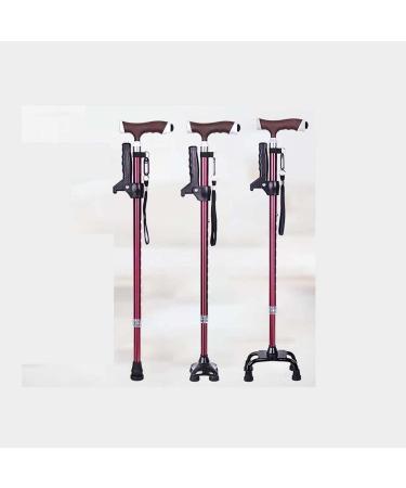 Telescopic Non Slip Crutches Crutchs Old Man Crutch Walking Stick Cane Four Feet Multifunction with Light Telescopic Crutch Light Cane for Arthritis Elderly Seniors & Handicap The New Independence - Buy Online on GoSupps.com