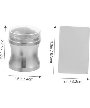 DOITOOL 2 Sets Silicone Nail Art Stamp Gel Nail Polishes Stampers for French Manicure Nail Polish Nail Stamp Kit Nail Art Tool Nail Kits Nail Tool Pointy Accessories Aluminum Alloy - Buy Online on GoSupps.com