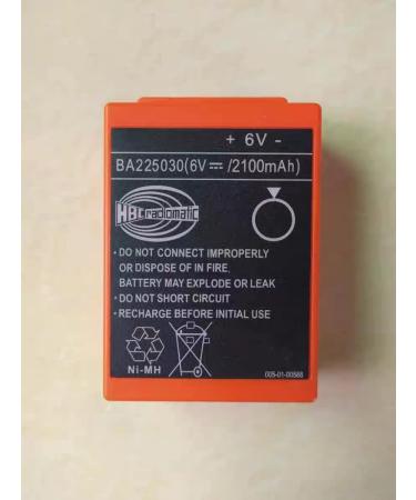 6V 2100mAh Ni-Mh BA225030 Rechargeable Battery for HBC Radiomatic | International Shipping Available - Buy Online on GoSupps.com