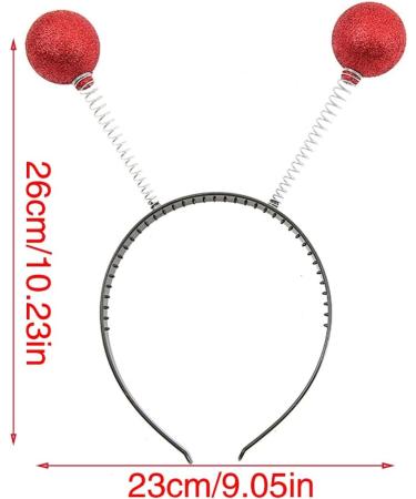 hgnxa Fashion Unisex Adult Headband with Cute Ornaments Headpieces Halloween Party Headwear Be the Center of Attention Red - Buy Online on GoSupps.com