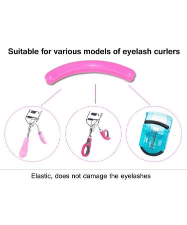 AKOAK Universal Soft Silicone Eyelash Clip Replacement Pad - High Elasticity Pack of 10 (Light Pink) for Perfect Lash Application - Buy Online on GoSupps.com
