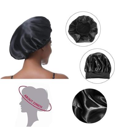Premium Silk Bonnet for Curly Hair | Breathable Satin Sleeping Hood | Night Hat for Ultimate Comfort - Buy Online on GoSupps.com