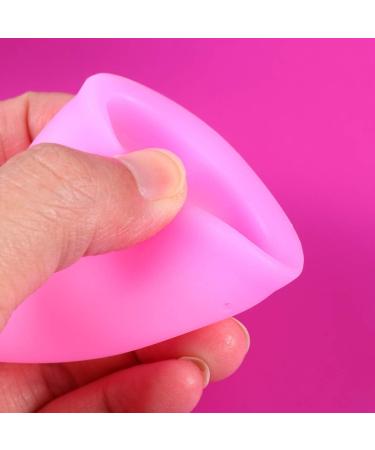 2pcs Pink Silicone Cups for Women - Soft Rubber 8x4.2 CM - Ideal for Comfort & Versatility - Buy Online on GoSupps.com