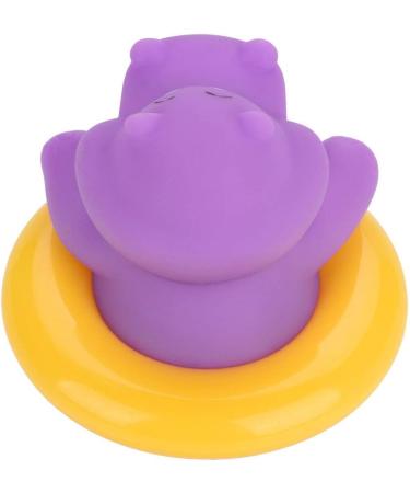 Water Temperature Compact Floatable Infant Bath Thermometer LED Display Baby Time Thermometer Bath Tub for Baby(Purple hippopotamus) - Buy Online on GoSupps.com