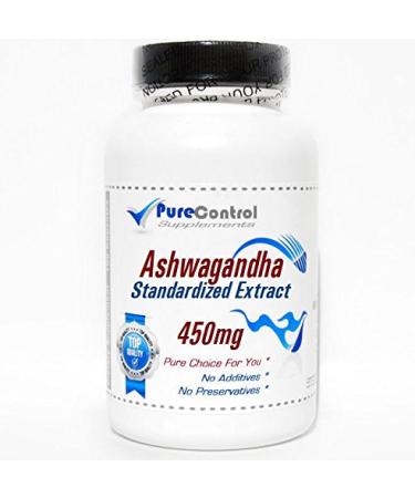 Ashwagandha Standardized Extract 450mg // 180 Capsules // Pure // by PureControl Supplements