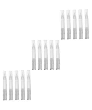 Angoily 15pi ces Flacons De Lip Gloss Vides Rechargeables Contenants De Maquillage Pour Filles Voyage Et Couleurs Assorties 12.2X1.6X1.6CMx3pcs couleurs assortiesx3pcs