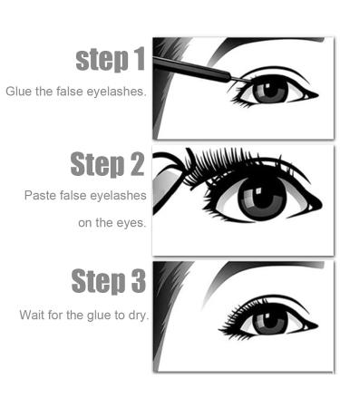 8 Pairs 25mm Waterproof False Eyelashes - Premium Eyelash Extensions for Stunning Eye Makeup - Buy Online on GoSupps.com