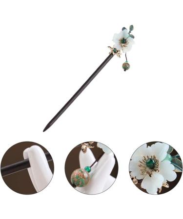 FRCOLOR Traditional Chinese Wood Hair Sticks Vintage Flower Hair Chopsticks Hanfu Hairpin Retro Handmade Hair Peice for Women Girls Hanfu Cos Hair Accessories - Buy Online on GoSupps.com