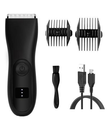 MAYiT Hair Clippers for Men Body Hair Trimmer for Men Balls Women Lady Shaver Hair Removal Bikini Trimmer Groin & Body Shaver Groomer With Box