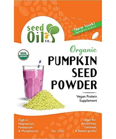 Pumpkin Seed Protein Powder - Premium Quality in Convenient Resealable Pouch - Buy Online on GoSupps.com
