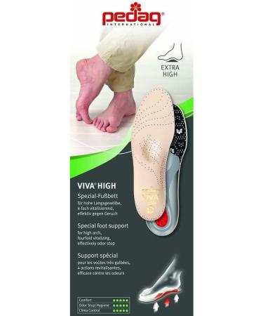 Pedag Viva High Insoles - Durable Height Boost for Size 44 | Comfort & Support for All-Day Wear - Buy Online on GoSupps.com