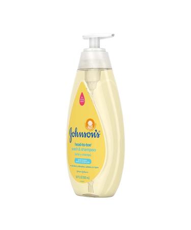 Johnson's Baby Head-To-Toe Wash & Shampoo 16.9 fl oz - Gentle Cleanser for Infants - Buy Online on GoSupps.com