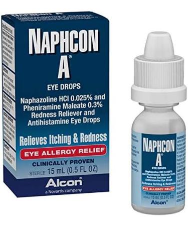 Naphcon A Eye Drops - 15 mL (2 Count) | Fast Shipping Worldwide | Allergy Relief - Buy Online on GoSupps.com