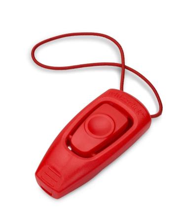 Company of Animals The Company of Animals Whizzclick Clicker and Whistle Combined Recall and Reward Training Wrist Strap For all Dogs Including Sensitive Dogs and Puppies Red 1 Count (Pack of 1) - Buy Online on GoSupps.com