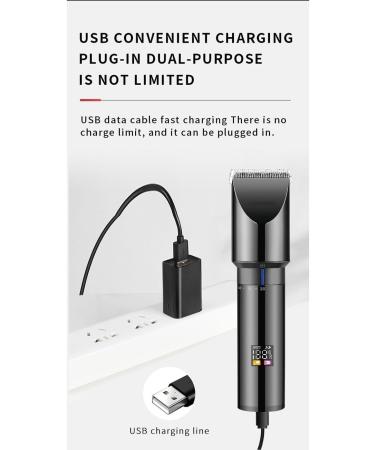 Professional Cordless Hair Clippers for Men | Adjustable Electric Beard Trimmer | International Shipping - Buy Online on GoSupps.com