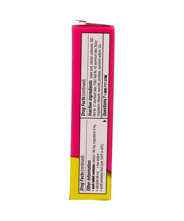 Pepto-Bismol Cherry Chewable Tablets - 30ct | Digestive Relief for 5 Symptoms - Buy Online on GoSupps.com