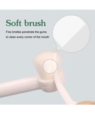 MIOYOOW 2-Pack Dog Toothbrush for Sensitive Teeth & Gums - Ultra-Soft Pet Bristles for Puppies Kittens & Small Breeds - International Shipping Available - Buy Online on GoSupps.com