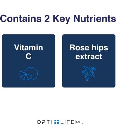 Opti + Vitamin C 1000mg Capsules | Buffered Vitamin C Time Release Essential Antioxidant Immune System Support & Promotes Healthy Aging* | 100 capsules/100 Servings - Buy Online on GoSupps.com